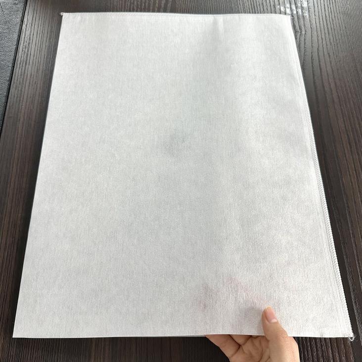 2025 Commercial Kitchen Use Cooking Oil Filter Edible Paper Bag with Hole for Pressure Fryer
