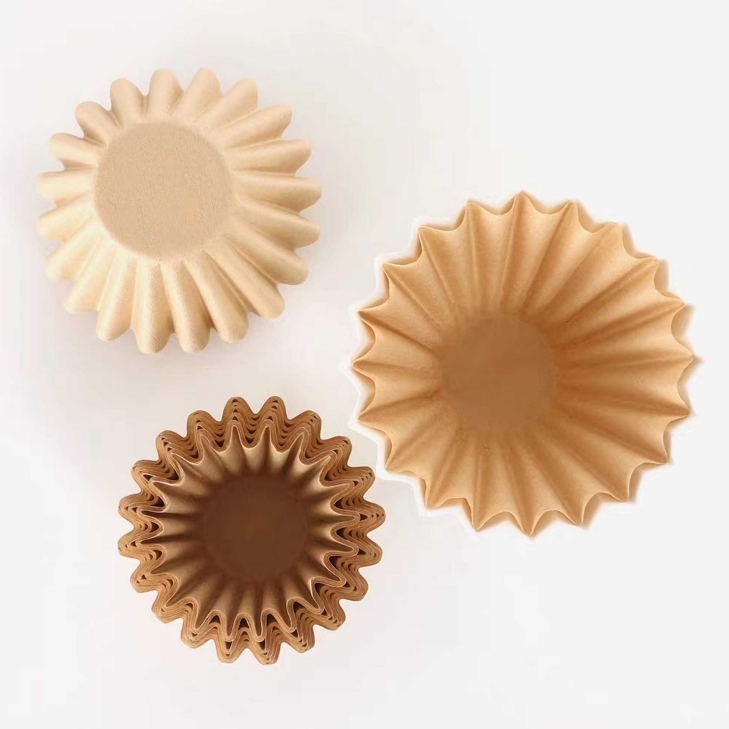 Commercial 8-15 Cup Coffee Filter Bowl Shape Coffee Paper Filter for American Coffee Machine